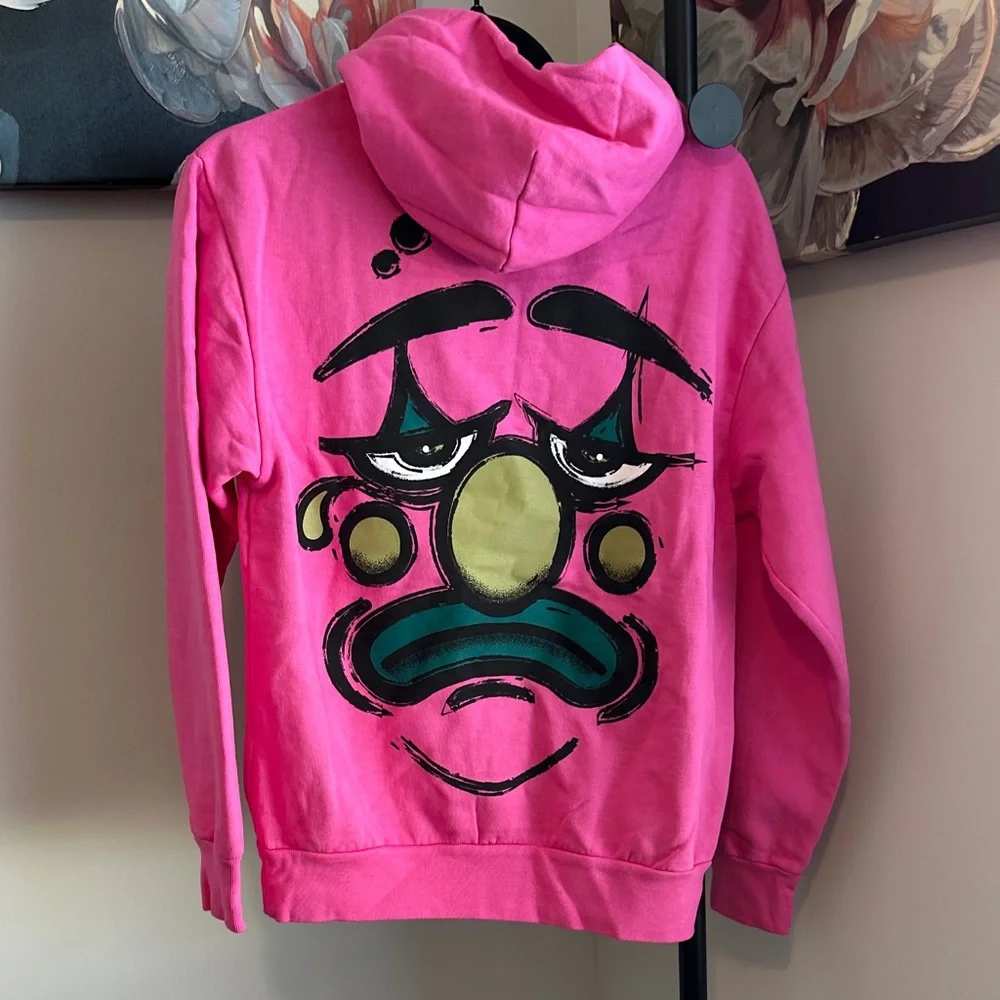 Toosii Merch Pink Jaded Hoodie Official Merch NWOT - Picture 4 of 5